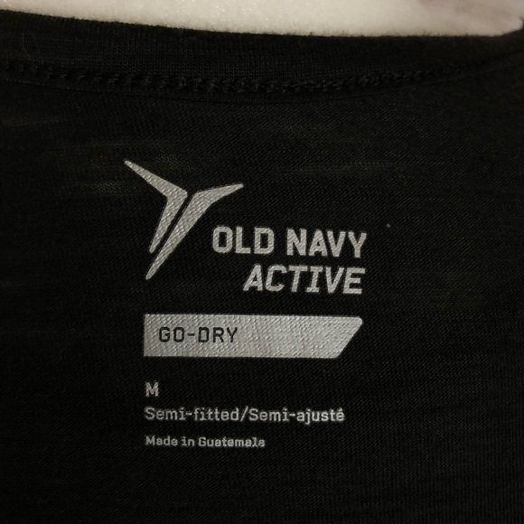 Old Navy Active Go- Dry Semi-Fitted Black Tank Top - Picture 6 of 7